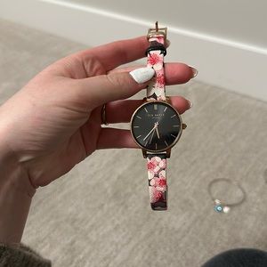 Ted Baker Floral Strap Watch